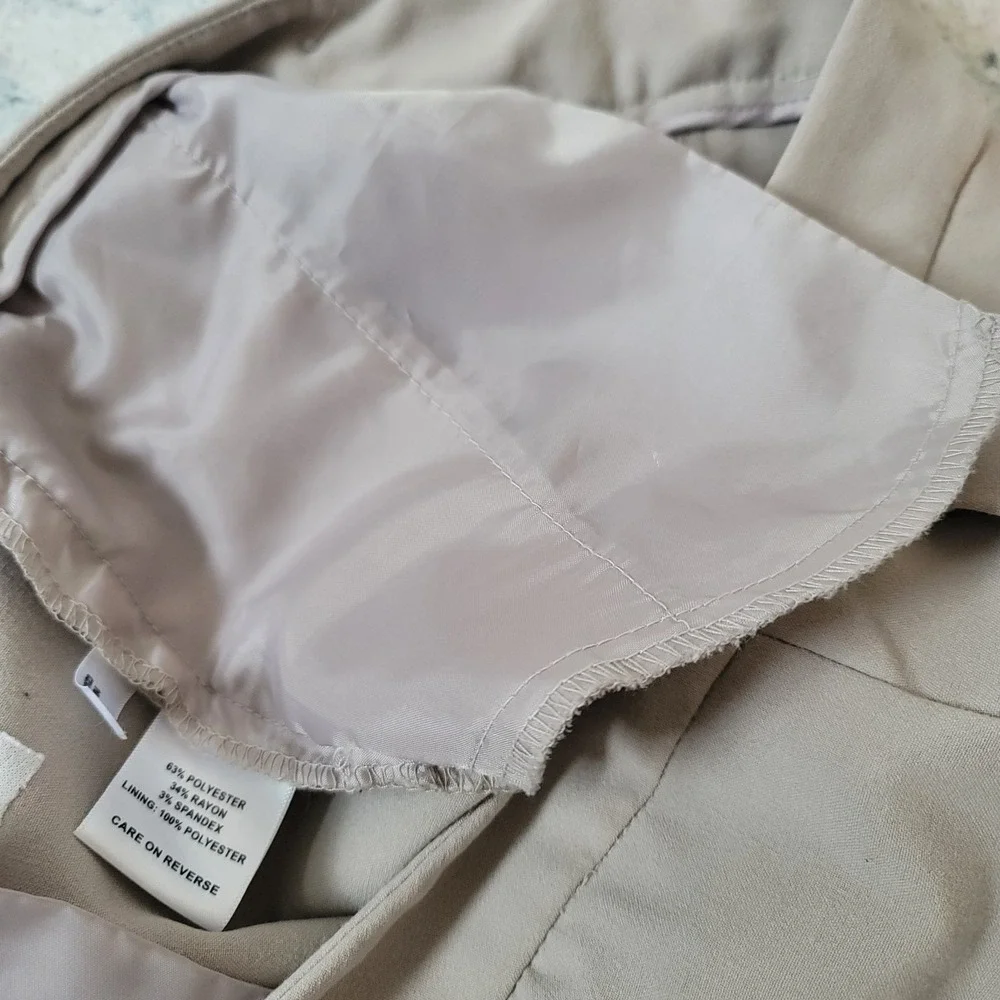 Calvin Klein Classic Fit Suit Dress Pants Tan 14 Business Work‎ Career Travel
